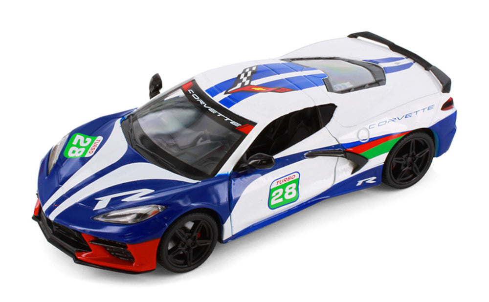 2020 Chevrolet Corvette C8 - GT Racing #28 - 1/24 Diecast Metal Model by MotorMax