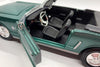 1964 1964 1/2 Ford Mustang Convertible - GREEN - 1/24 Diecast Metal Model by Showcasts w/ BOX