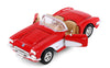 1959 Chevrolet Corvette C1 Convertible - RED - 1/24 Diecast Metal Model by Showcasts