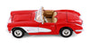 1959 Chevrolet Corvette C1 Convertible - RED - 1/24 Diecast Metal Model by Showcasts