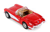 1959 Chevrolet Corvette C1 Convertible - RED - 1/24 Diecast Metal Model by Showcasts