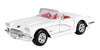 1959 Chevrolet Corvette C1 Convertible - WHITE - 1/24 Diecast Metal Model by Showcasts