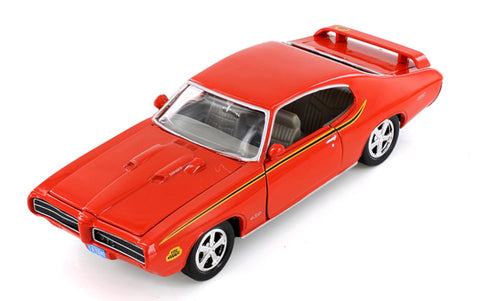 1969 Pontiac GTO "The Judge" - Orange - 1/24 Diecast Metal Model by Showcasts