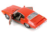 1969 Pontiac GTO "The Judge" - Orange - 1/24 Diecast Metal Model by Showcasts