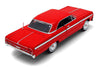 1964 Chevrolet Impala Hard Top - RED  - 1/24 Diecast Metal Model by Showcasts