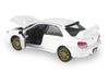 2006 Subaru Impreza WRX STI - WHITE - 1/24 Scale Diecast Metal Model by Motormax