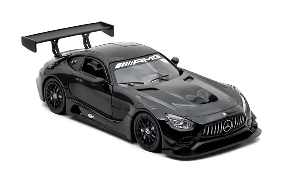 2023 Mercedes-AMG GT3 - BLACK - 1/24 Scale Diecast Metal Model by Motormax