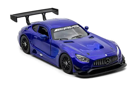 2023 Mercedes-AMG GT3 - BLUE - 1/24 Scale Diecast Metal Model by Motormax