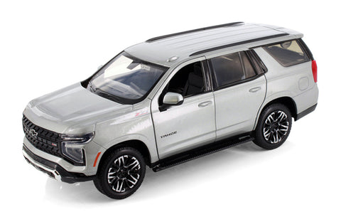 2025 Chevrolet Tahoe Z71 - SILVER - 1/24  Scale Diecast Metal Model by Motormax