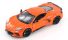 2020 Chevrolet Corvette C8 - ORANGE - 1/24 Diecast Metal Model by MotorMax