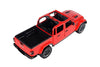 2021 Jeep Gladiator Rubicon Open Top - RED - 1/27 Diecast Metal Model by MotorMax