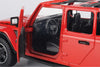2021 Jeep Gladiator Rubicon Open Top - RED - 1/27 Diecast Metal Model by MotorMax