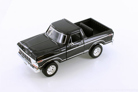 1978 Ford Bronco Pickup - Black - 1/24 Scale Diecast Metal Model by Motormax