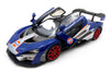 2019 McLaren Senna - BLUE - Gulf Racing # 56 1/24 Diecast Metal Model by MotorMax w/ BOX