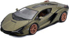 2020 Lamborghini Sian FKP 37 - Dark Green - 1/24 Scale Diecast Model by Bburago