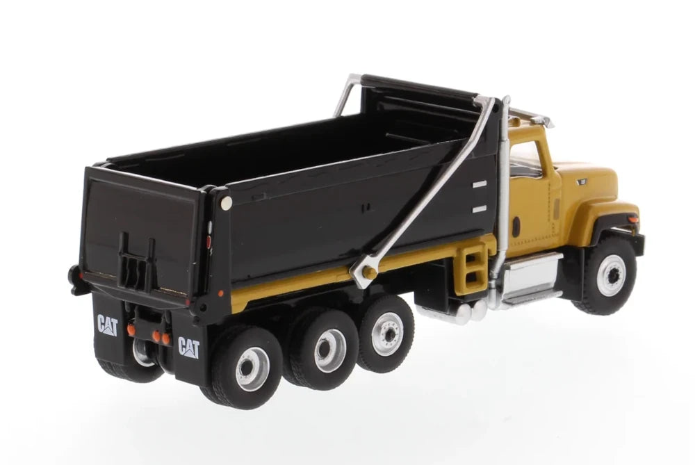 Diecast Masters Cat Caterpillar Ct681 Camión De La Basura Amarillo Diecast Masters Cat Caterpillar Ct681 Camión De La Basura Amarillo