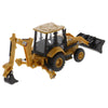 Caterpillar CAT 420 XE Backhoe Loader with Five Optional Attachments 1/64 Scale Diecast Model by Diecast Masters