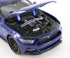 2015 Ford Mustang GT 5.0 - BLUE - 1/24 Scale Diecast Model by Maisto