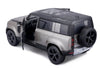 2022 Land Rover Defender - Silver - 110 1/25 Scale Diecast Model by Bburago
