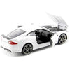 2012 Jaguar XKR-S XK XKR - WHITE - 1/24 Scale Diecast Model by Bburago