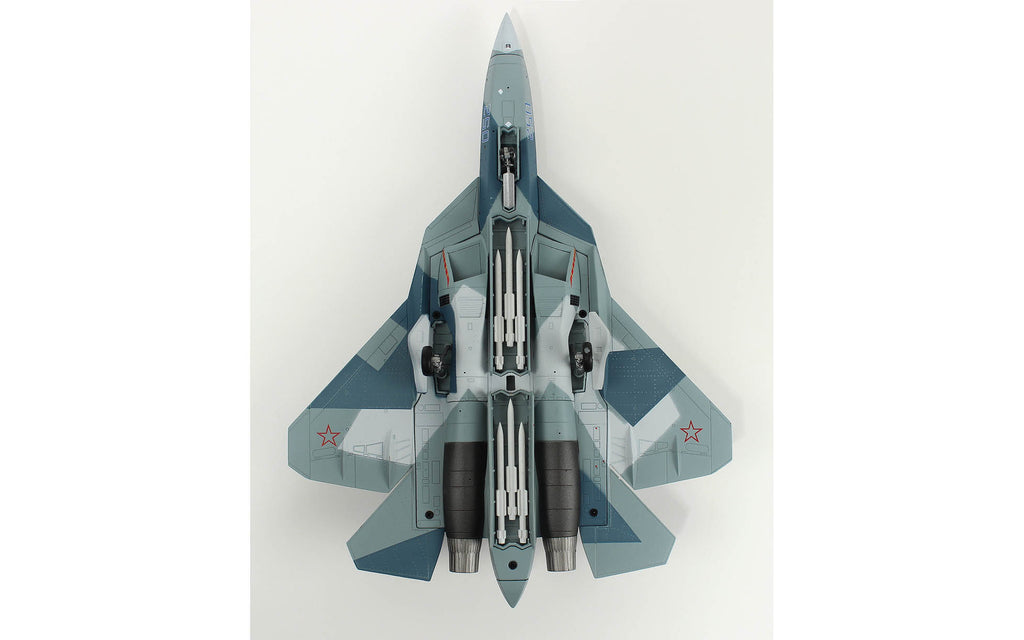 Sukhoi Su-57 5th Generation Stealth Russian Fighter - Blue Splinter Ca ...