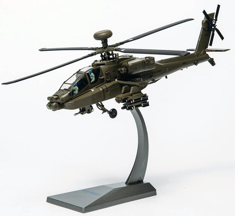 Boeing AH-64 Apache Longbow Attach Helicopter 3rd Infantry Division, Iraq 2003, US AMRY - 1/64 Scale Diecast Metal Model by Air Force 1