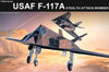 Lockheed F-117 F-177A Nighthawk - Stealth Attack Bomber - USAF 1/72 Scale Plastic Model Kit (Assembly Required) by Academy