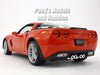 2007 Chevrolet Corvette Z06 - RED - 1/24 Diecast Metal Model by Welly