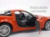 2007 Chevrolet Corvette Z06 - RED - 1/24 Diecast Metal Model by Welly