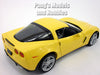 2007 Chevrolet Corvette Z06 - YELLOW - 1/24 Diecast Metal Model by Welly