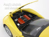 2007 Chevrolet Corvette Z06 - YELLOW - 1/24 Diecast Metal Model by Welly