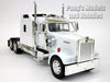 Kenworth W900 Sleeper Truck Cab - WHITE - 1/32 Scale Diecast Model by NewRay