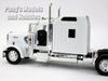 Kenworth W900 Sleeper Truck Cab - WHITE - 1/32 Scale Diecast Model by NewRay