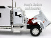 Kenworth W900 Sleeper Truck Cab - WHITE - 1/32 Scale Diecast Model by NewRay