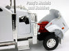 Kenworth W900 Sleeper Truck Cab - WHITE - 1/32 Scale Diecast Model by NewRay