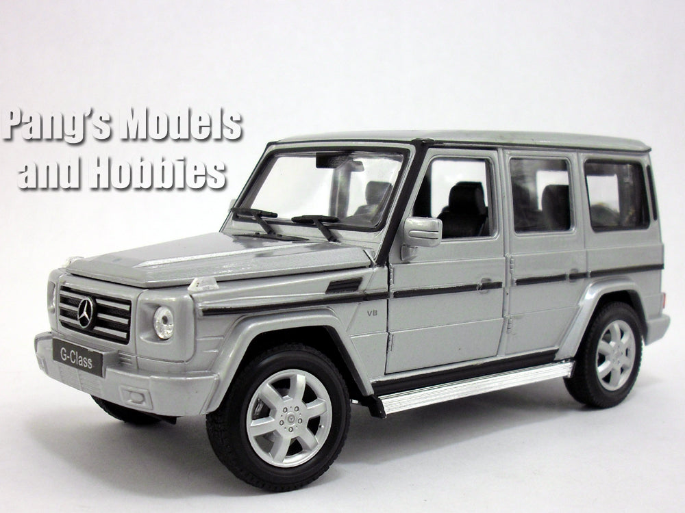 2014 Mercedes-Benz G-Class G-500 - SILVER - 1/24 Diecast Metal Model by Welly