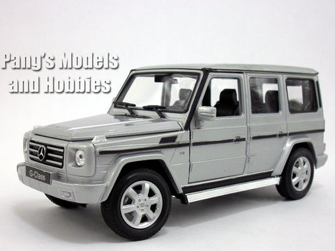 2014 Mercedes-Benz G-Class G-500 - SILVER - 1/24 Diecast Metal Model by Welly