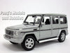 2014 Mercedes-Benz G-Class G-500 - SILVER - 1/24 Diecast Metal Model by Welly