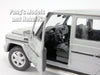 2014 Mercedes-Benz G-Class G-500 - SILVER - 1/24 Diecast Metal Model by Welly