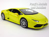 2014 Lamborghini Huracan PL - YELLOW - 1/24 Diecast Metal Model by Maisto