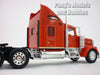 Kenworth W900 Extended Cab Truck - RED - 1/32 Scale Diecast Metal and Plastic Model by Welly