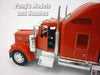 Kenworth W900 Extended Cab Truck - RED - 1/32 Scale Diecast Metal and Plastic Model by Welly