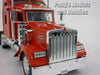 Kenworth W900 Extended Cab Truck - RED - 1/32 Scale Diecast Metal and Plastic Model by Welly