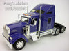 Kenworth W900 Extended Cab Truck - BLUE - 1/32 Scale Diecast Metal and Plastic Model by Welly
