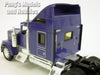 Kenworth W900 Extended Cab Truck - BLUE - 1/32 Scale Diecast Metal and Plastic Model by Welly