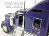 Kenworth W900 Extended Cab Truck - BLUE - 1/32 Scale Diecast Metal and Plastic Model by Welly