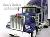 Kenworth W900 Extended Cab Truck - BLUE - 1/32 Scale Diecast Metal and Plastic Model by Welly