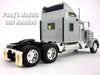 Kenworth W900 Extended Cab Truck - SILVER - 1/32 Scale Diecast Metal and Plastic Model by Welly