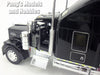 Kenworth W900 Extended Cab Truck - BLACK - 1/32 Scale Diecast Metal and Plastic Model by Welly