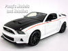2014 Ford Mustang GT Street Racer - WHITE - 1/24 Scale Diecast Model by Showcasts
